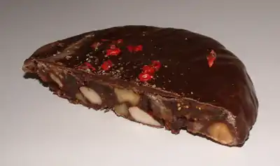 Panforte au chocolat.