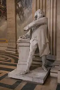 Mirabeau, marbre, Panthéon de Paris.