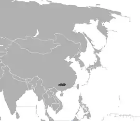 Description de l'image Panthera tigris amoyensis distribution map.png.