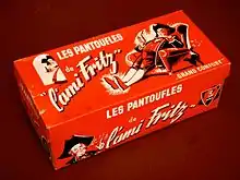 Les Pantoufles de l'Ami Fritz, produites par les Établissements Amos à Wasselonne.