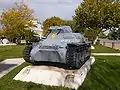 Le châssis : Panzer I Ausf. B exposé au Musée des véhicules blindés d'El Goloso (Espagne).