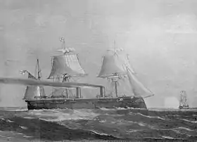 illustration de SMS Kronprinz (1867)