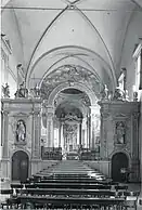 Intérieur de l’Église en 1973.