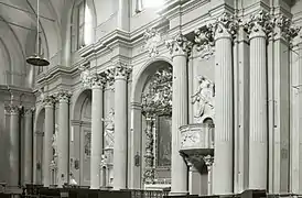 Intérieur de l'Église Sant'Agostino d'Imola Photographie de 1975 de Paolo Monti