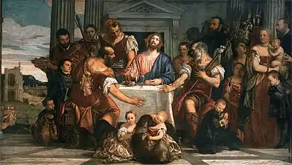 Les Pèlerins d'EmmaüsPaolo Veronese (~1559)(Achat au duc de Créquy)