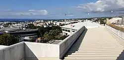 Vue de Papang depuis le campus de l'université de La Réunion au Moufia.