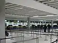 Comptoirs d'enregistrement de l'aéroport de Paphos.