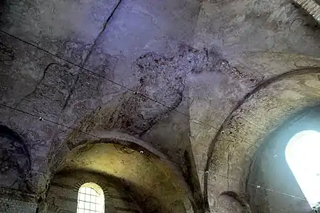 Voûte d'arêtes, thermes de Cluny, frigidarium, Paris.