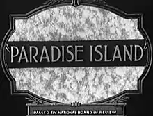 Description de l'image Paradise Island (1930) - Title.jpg.
