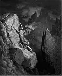 La Chute de Lucifer de Gustave Doré