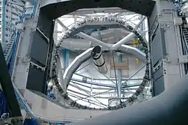 L’un des miroirs primaires du Very Large Telescope