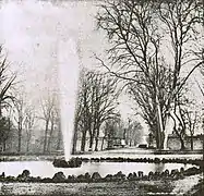 Le parc de Chamars et la fontaine, avant 1875