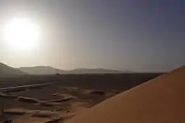 Dune au parc culturel de l'Ahaggar.