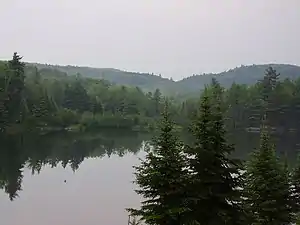 Parc Oméga, situé sur la route 323, à Notre-Dame-de-Bonsecours, au nord de Montebello.