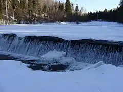 Vue du Parc de la rivière-du-Moulin, à Chicoutimi