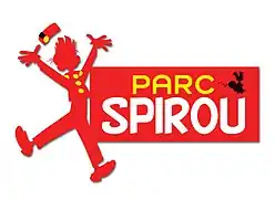 Logotype durant la période de développement du parc.