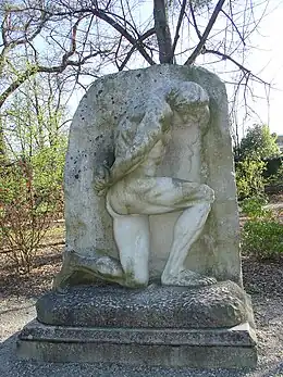 Le Vaincu, statue de Gabrielle Dumontet
