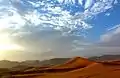 Dune au parc culturel de Tassili.