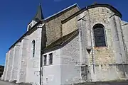 Chevet de l'église.