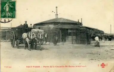 Paris, Porte de la Chapelle-Saint-Denis, vers 1900.