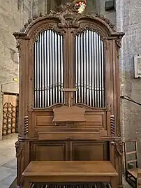 L'orgue de chœur.