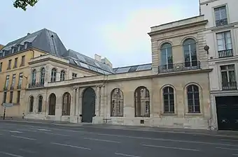 Entrée de l'École des beaux-arts (hôtel de Chimay).