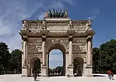 Arc de triomphe du Carrousel, 1810.