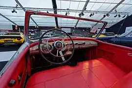 Intérieur du roadster de 1952