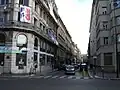 La rue de la Banque, côté place de la Bourse.