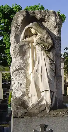 Détail de la tombe de la famille Rémondot.