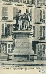 Monument à Pelletier et Caventou (1900), Paris, boulevard Saint-Michel.