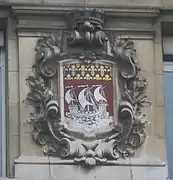 Le blason de la ville de Paris.