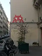 69, rue Nollet Invader (2020).