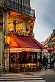 Café du métro, à l'angle avec la rue de Rennes.