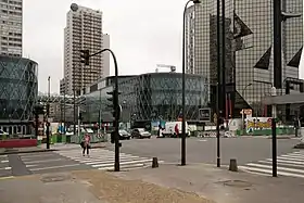 Centre commercial Beaugrenelle, en fin de travaux.