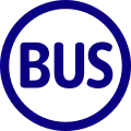 Logo des bus mis en place à partir des années 1990.