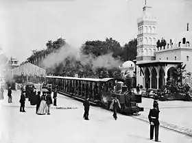Chemin de fer Decauville à l'exposition universelle de Paris de 1889