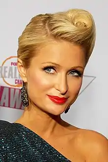 Paris Hilton en 2009 à la cérémonie des Fox Reality Awards.