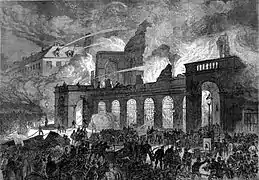 L'incendie du 28 octobre 1873.