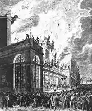 L'incendie de la salle Le Peletier en 1873