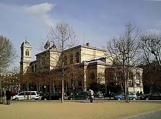 Vue du chevet de l'église