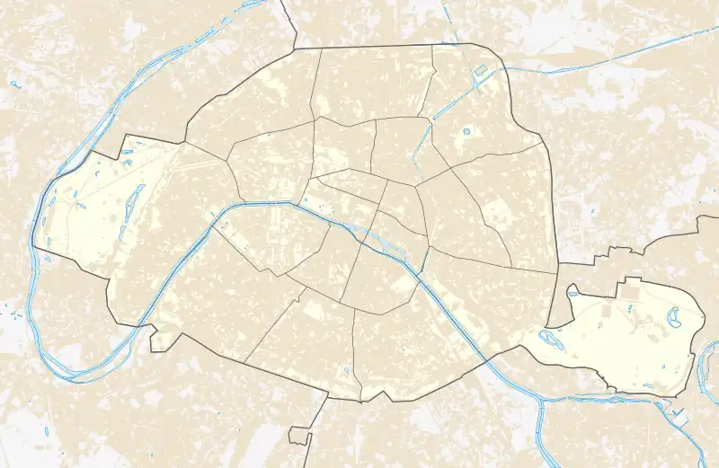 Géolocalisation sur la carte : Paris