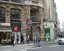 Entrée de la station (rue Réaumur).