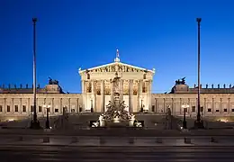 Vue du Parlement