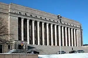 Bâtiment du Parlement de Finlande (Johan Sigfrid Sirén, 1931).