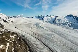 Glacier dans le parc d'État Chugach.