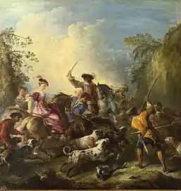 Chasse au sanglier, National Gallery, Londres