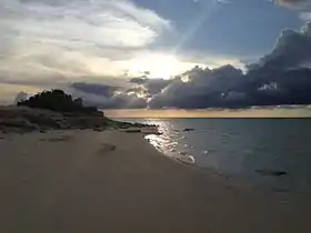 Coucher de soleil sur Parrot Cay