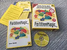 Description de l'image PartitionMagic box manual and disc.jpg.