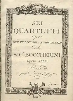 Image illustrative de l’article Six quatuors opus 32 de Luigi Boccherini